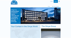 Desktop Screenshot of omya.com